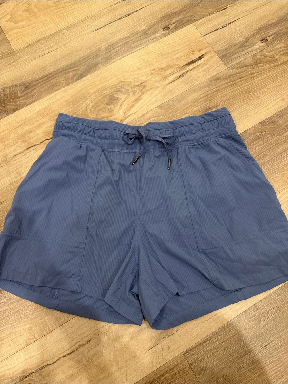 lululemon athletica Slate Blue Drawstring Athletic Shorts